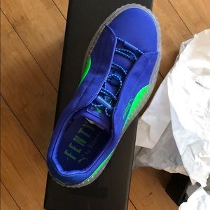 Fenty Puma Cleated Creeper Surf in blue-green